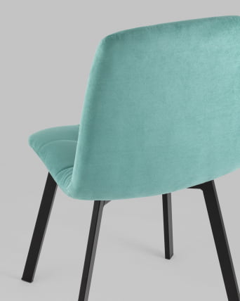 Стул Oliver Square велюр Мятный_6